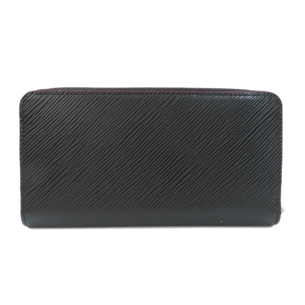 Louis Vuitton Wallet Epi Long coin Zippy Leather purse Black